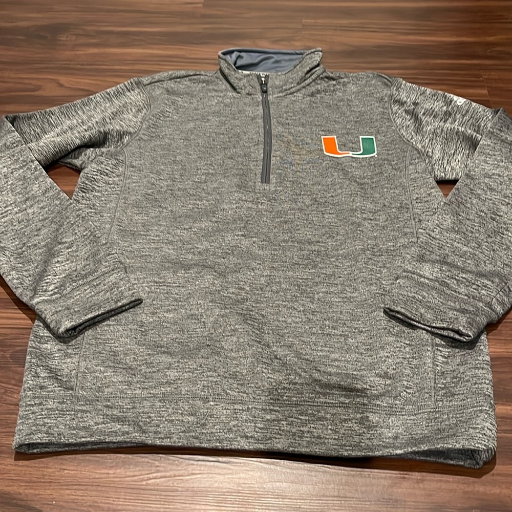 Adidas University of Miami Hurricanes Sweatshirt